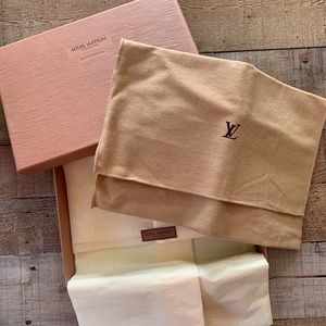 Louis Vuitton Box,Tissue and Dustbag Set